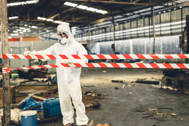 Professional Biohazard technician working in Williamstown, KY
